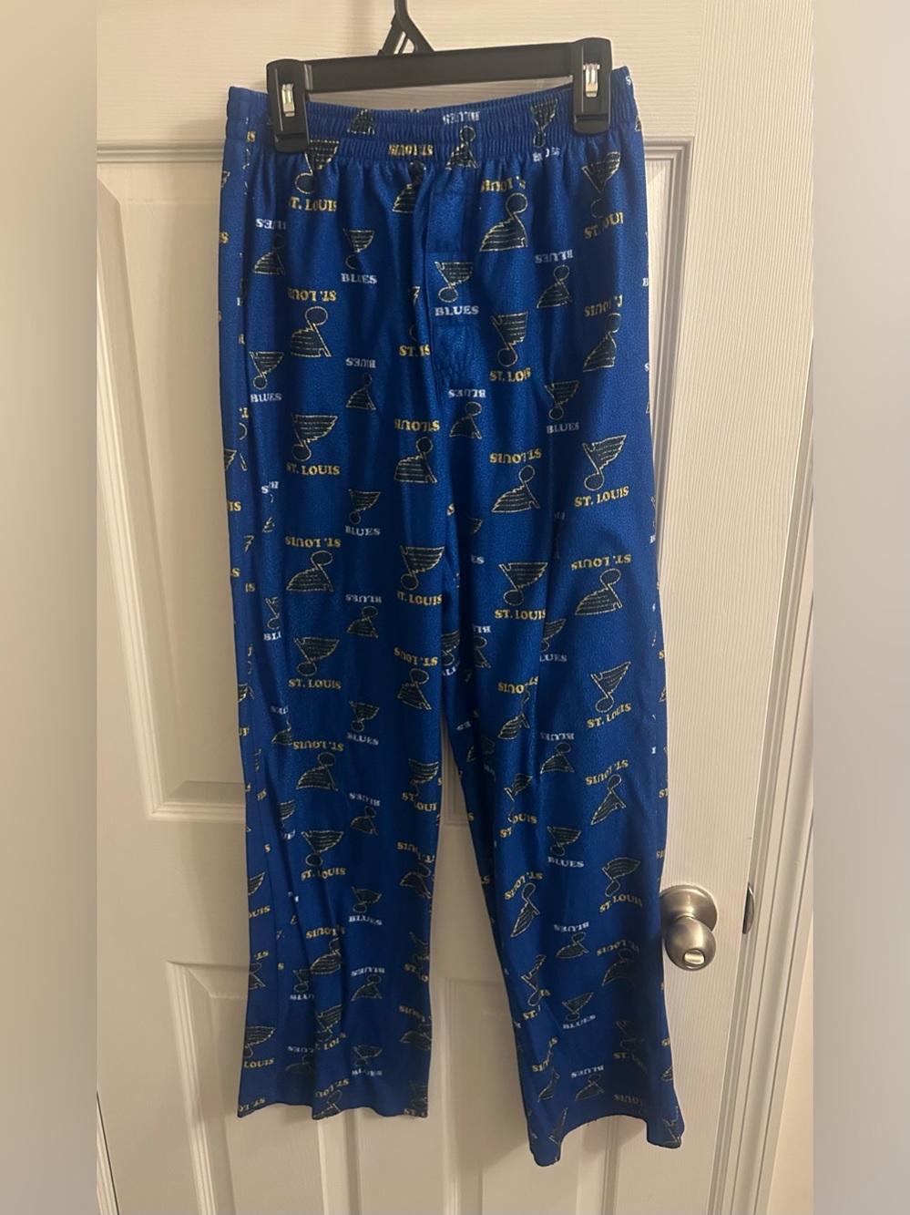 NHL St. Louis Blues Hockey Boys L 14/16 PJ Pajama Pants Sleepwear